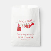 KerstkerstBaby shower voor kerstmis Baby Bedankzakje (Voorkant)