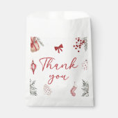 KerstkerstBaby shower voor kerstmis Baby Bedankzakje (Voorkant)