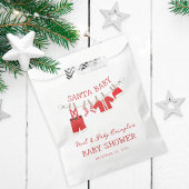 KerstkerstBaby shower voor kerstmis Baby Bedankzakje