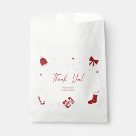 KerstkerstBaby shower voor kerstmis Baby Bedankzakje