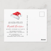 KerstkerstBaby shower voor kerstmis Baby Briefkaart (Achterkant)