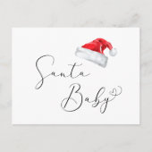 KerstkerstBaby shower voor kerstmis Baby Briefkaart (Voorkant)