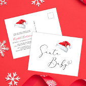 KerstkerstBaby shower voor kerstmis Baby Briefkaart