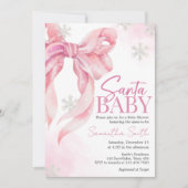 KerstkerstBaby shower voor kerstmis Baby Kaart (Voorkant)
