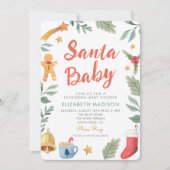 KerstkerstBaby shower voor kerstmis Baby Kaart (Voorkant)