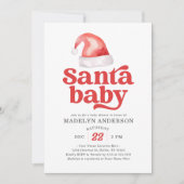 KerstkerstBaby shower voor kerstmis Baby Kaart (Voorkant)