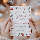 KerstkerstBaby shower voor kerstmis Baby Kaart