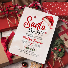 KerstkerstBaby shower voor kerstmis Baby Kaart