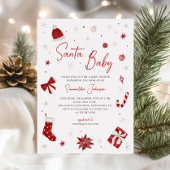 KerstkerstBaby shower voor kerstmis Baby Kaart