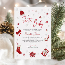 KerstkerstBaby shower voor kerstmis Baby