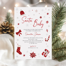 KerstkerstBaby shower voor kerstmis Baby Kaart