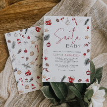 KerstkerstBaby shower voor kerstmis Baby
