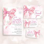 KerstkerstBaby shower voor kerstmis Baby Kaart