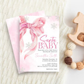 KerstkerstBaby shower voor kerstmis Baby Kaart