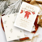 KerstkerstBaby shower voor kerstmis Baby Kaart