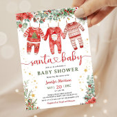 KerstkerstBaby shower voor kerstmis Baby Kaart
