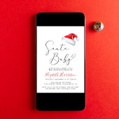 KerstkerstBaby shower voor kerstmis Baby Kaart