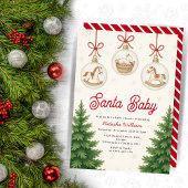 KerstkerstBaby shower voor kerstmis Baby Kaart
