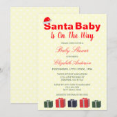KerstkerstBaby shower voor kerstmis Baby Kaart (Voorkant / Achterkant)