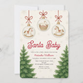 KerstkerstBaby shower voor kerstmis Baby Kaart (Voorkant)
