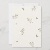 KerstkerstBaby shower voor kerstmis Baby Kaart (Achterkant)