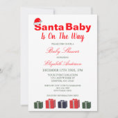 KerstkerstBaby shower voor kerstmis Baby Kaart (Voorkant)
