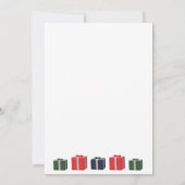 KerstkerstBaby shower voor kerstmis Baby Kaart (Achterkant)