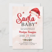KerstkerstBaby shower voor kerstmis Baby Kaart (Voorkant)