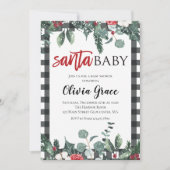 KerstkerstBaby shower voor kerstmis Baby Kaart (Voorkant)