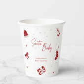 KerstkerstBaby shower voor kerstmis Baby Papieren Bekers (Voorkant)