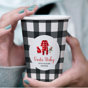 KerstkerstBaby shower voor kerstmis Baby Papieren Bekers