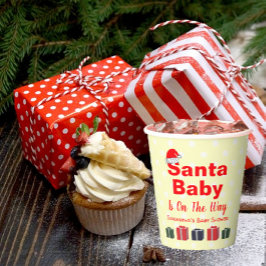 KerstkerstBaby shower voor kerstmis Baby Papieren Bekers