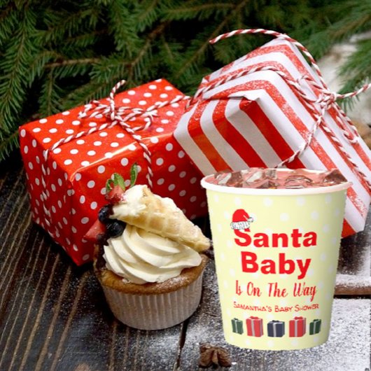 KerstkerstBaby shower voor kerstmis Baby Papieren Bekers
