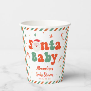 KerstkerstBaby shower voor kerstmis Baby Papieren Bekers