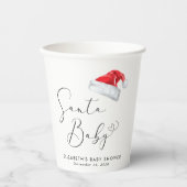 KerstkerstBaby shower voor kerstmis Baby Papieren Bekers (Voorkant)