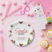 KerstkerstBaby shower voor kerstmis Baby Papieren Bordje (Feest)
