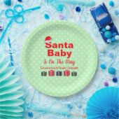 KerstkerstBaby shower voor kerstmis Baby Papieren Bordje (Feest)