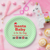 KerstkerstBaby shower voor kerstmis Baby Papieren Bordje (Feest)
