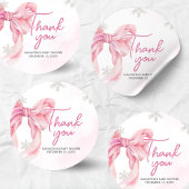 KerstkerstBaby shower voor kerstmis Baby Ronde Sticker