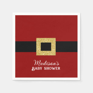 KerstkerstBaby shower voor kerstmis Baby Servet