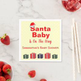 KerstkerstBaby shower voor kerstmis Baby Servet