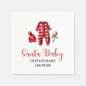 KerstkerstBaby shower voor kerstmis Baby Servet (Voorkant)