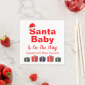 KerstkerstBaby shower voor kerstmis Baby Servet (Insitu)