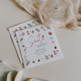 KerstkerstBaby shower voor kerstmis Baby Servet