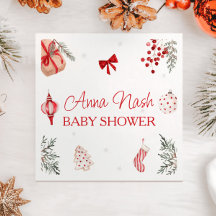 KerstkerstBaby shower voor kerstmis Baby