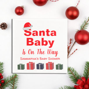 KerstkerstBaby shower voor kerstmis Baby Servet