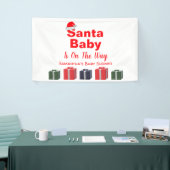 KerstkerstBaby shower voor kerstmis Baby Spandoek (Beurs)