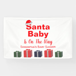 KerstkerstBaby shower voor kerstmis Baby Spandoek