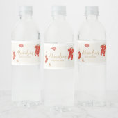 KerstkerstBaby shower voor kerstmis Baby Waterfles Etiket (Flessen)