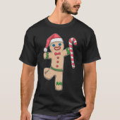 Kerstkerstbel van de Kerstman T-shirt (Voorkant)